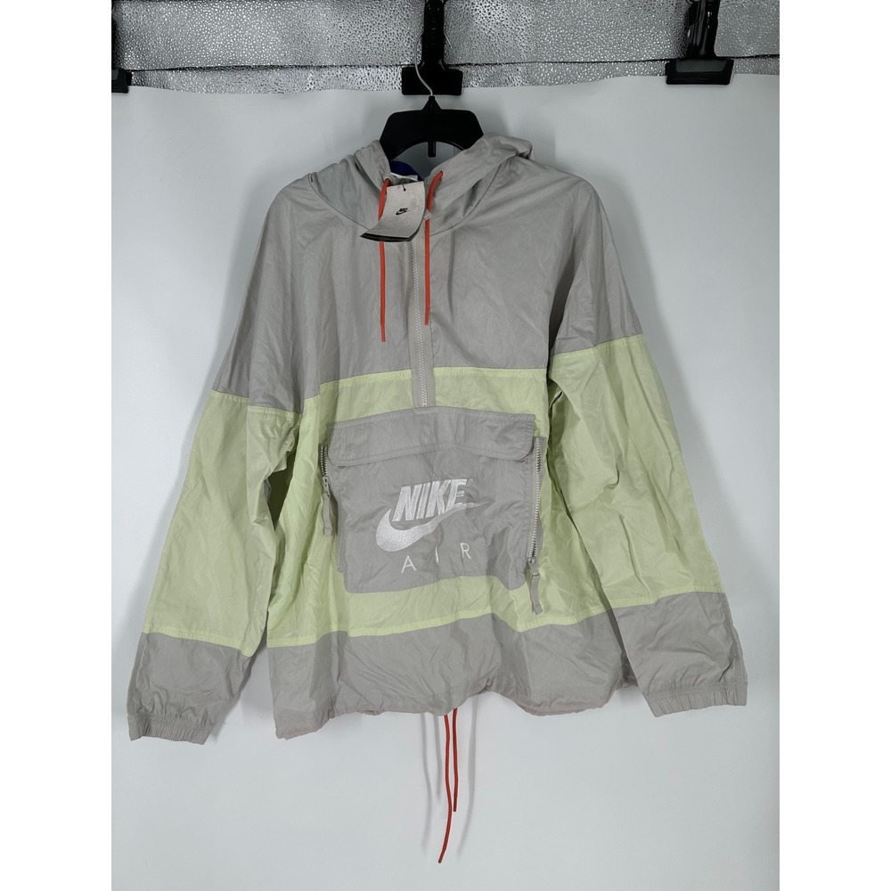 Nike Air Sportswear Unlined Anorak Hooded Jacket Men's‎ XL Light Bone DD6406-072